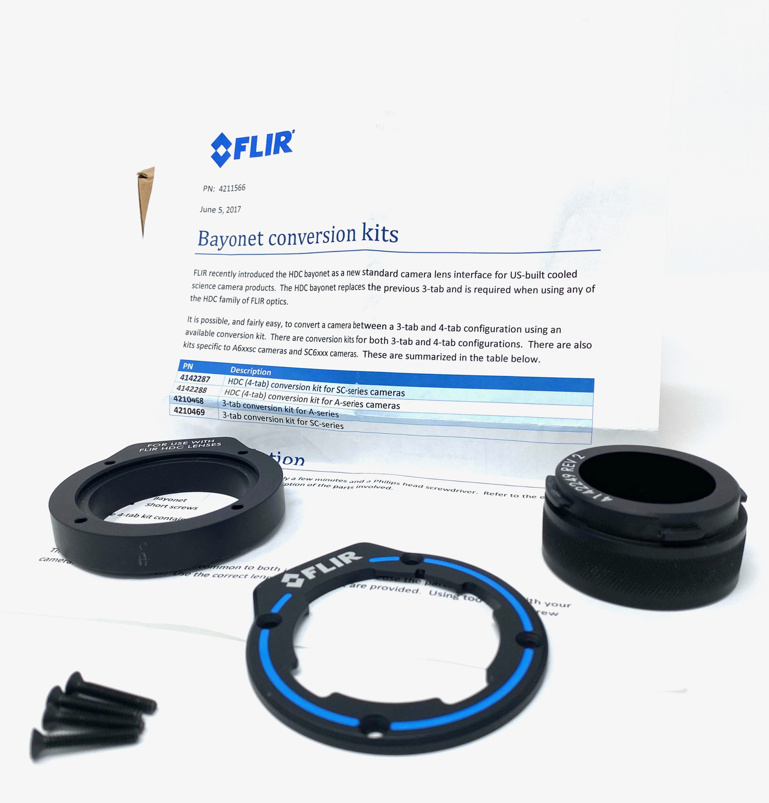 A6xxx Conversion from 3 to 4tab Lens